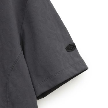 キャロウェイ Callaway　メンズ 幾何学 ロゴジャカード 半袖 モックネックシャツ C25134106　2025年モデル 詳細1