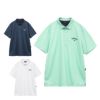 キャロウェイ Callaway　メンズ モノグラムプリント 半袖 ポロシャツ C25134110　2025年モデル