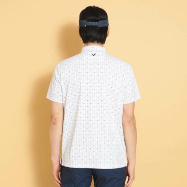 キャロウェイ Callaway　メンズ モノグラムプリント 半袖 ポロシャツ C25134110　2025年モデル 詳細1