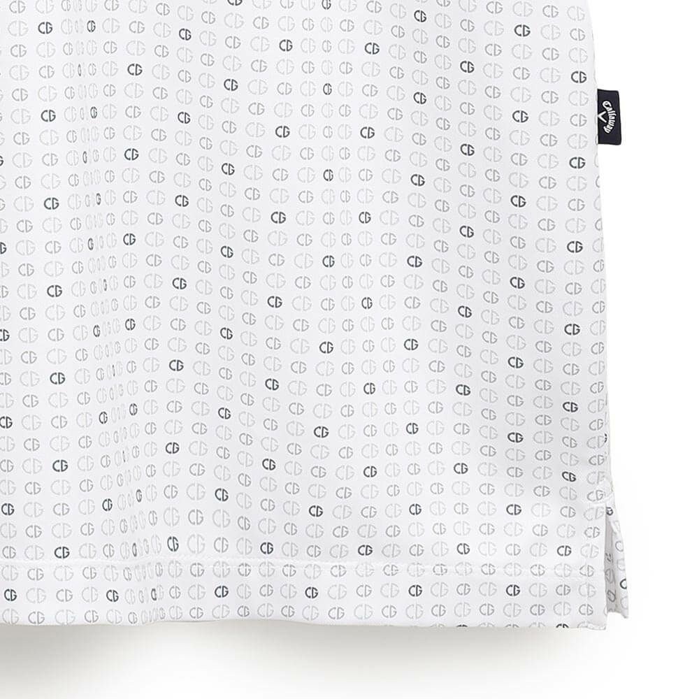 キャロウェイ Callaway　メンズ モノグラムプリント 半袖 ポロシャツ C25134110　2025年モデル 詳細1