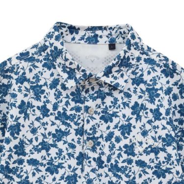 キャロウェイ Callaway　メンズ フラワープリント 半袖 ポロシャツ C25134112　2025年モデル 詳細1