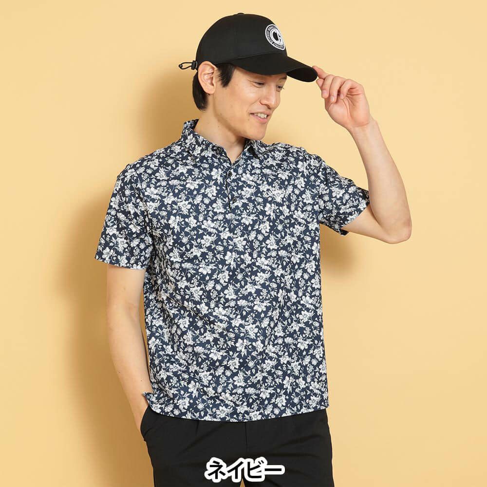 キャロウェイ Callaway　メンズ フラワープリント 半袖 ポロシャツ C25134112　2025年モデル 詳細1