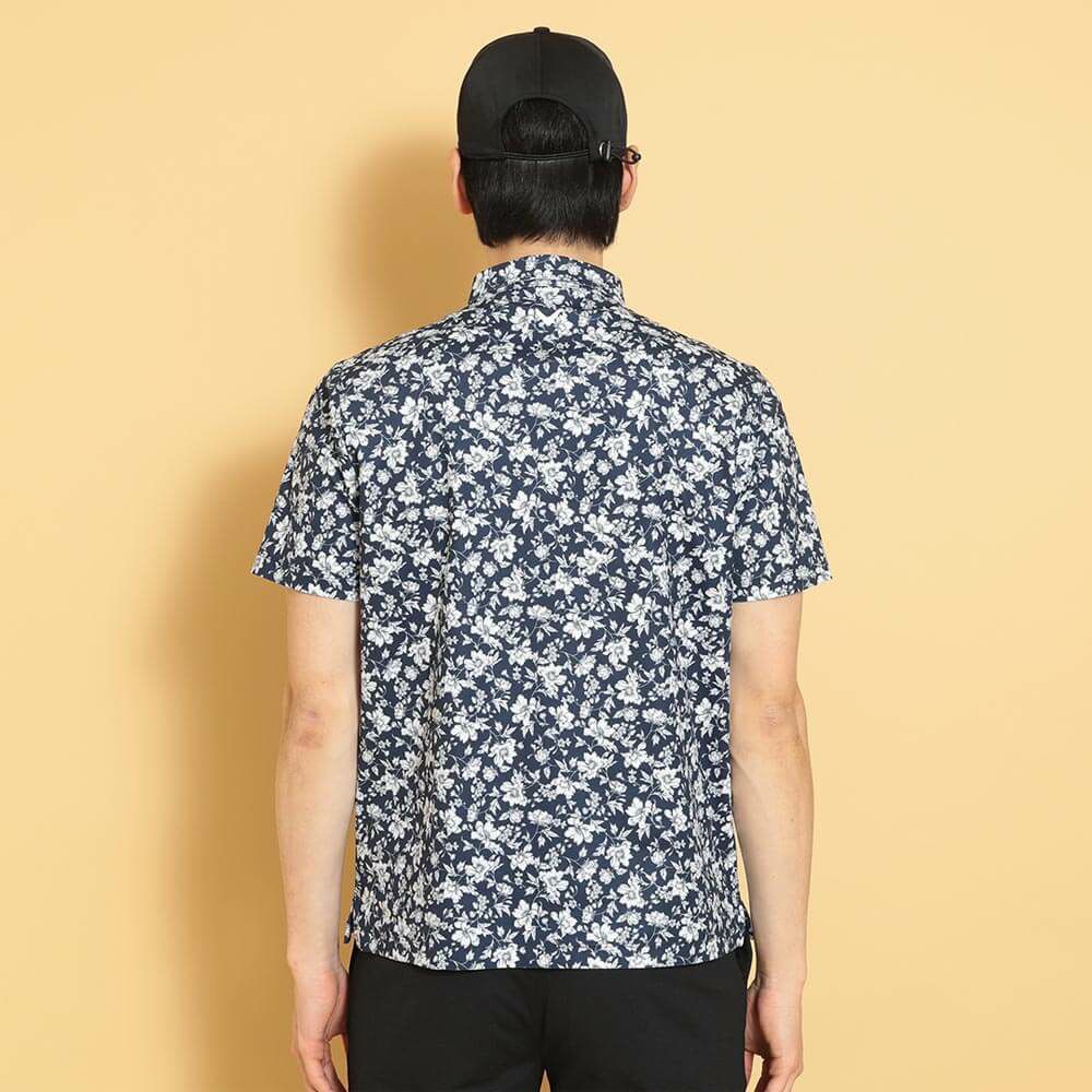 キャロウェイ Callaway　メンズ フラワープリント 半袖 ポロシャツ C25134112　2025年モデル 詳細1