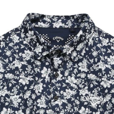 キャロウェイ Callaway　メンズ フラワープリント 半袖 ポロシャツ C25134112　2025年モデル 詳細1