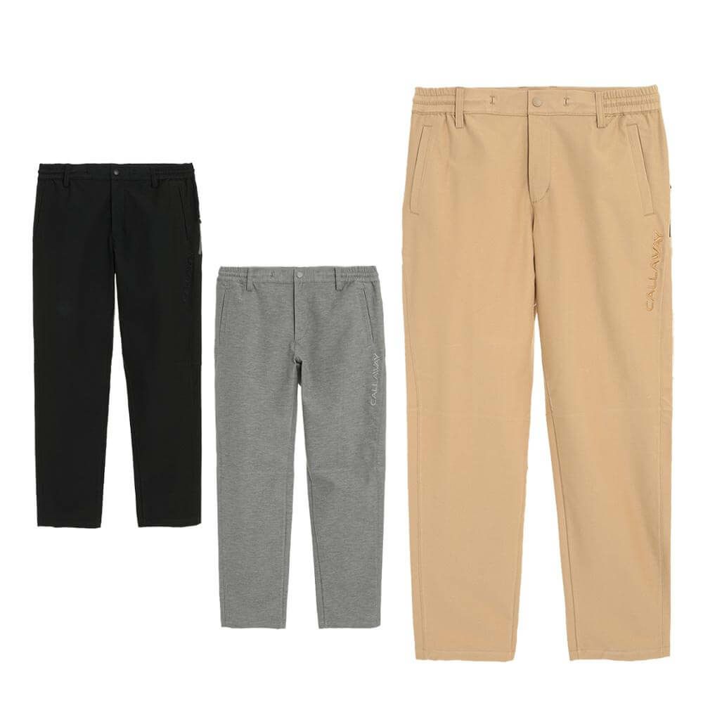 キャロウェイ Callaway　メンズ 8WAY ストレッチ 撥水 ニット ロングパンツ C25126101　2025年モデル 詳細1