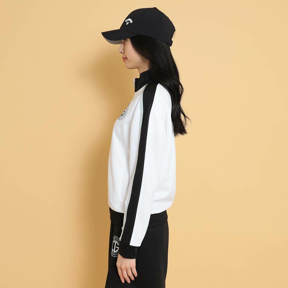 キャロウェイ Callaway　レディース ダブルニット トラック 長袖 ジャケット C25117200　2025年モデル 詳細1