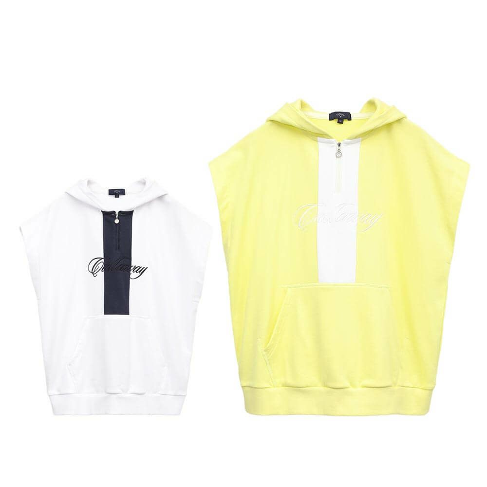 キャロウェイ レディース スウェット パーカー ベスト C25117202　2025年モデル 詳細1