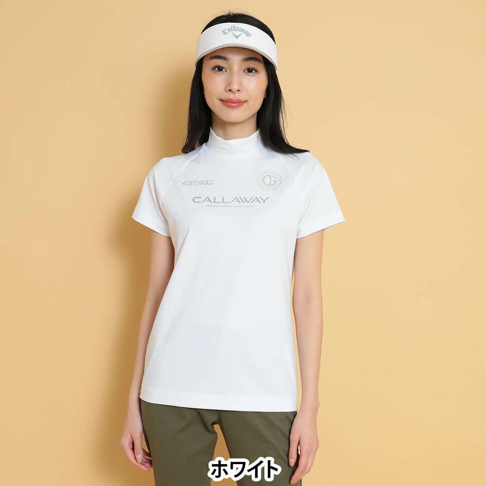 キャロウェイ Callaway　レディース 半袖 モックネックシャツ C25134202　2025年モデル 詳細1
