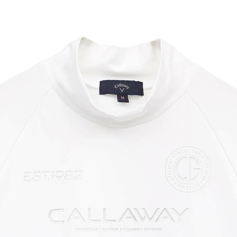 キャロウェイ Callaway　レディース 半袖 モックネックシャツ C25134202　2025年モデル 詳細1