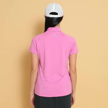 キャロウェイ Callaway　レディース 半袖 モックネックシャツ C25134202　2025年モデル 詳細1
