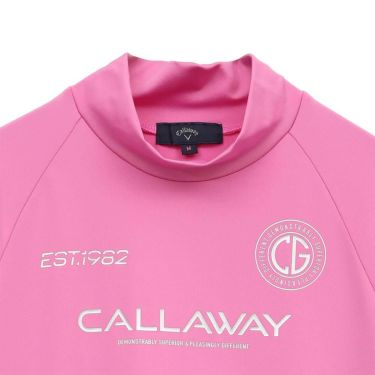 キャロウェイ Callaway　レディース 半袖 モックネックシャツ C25134202　2025年モデル 詳細1