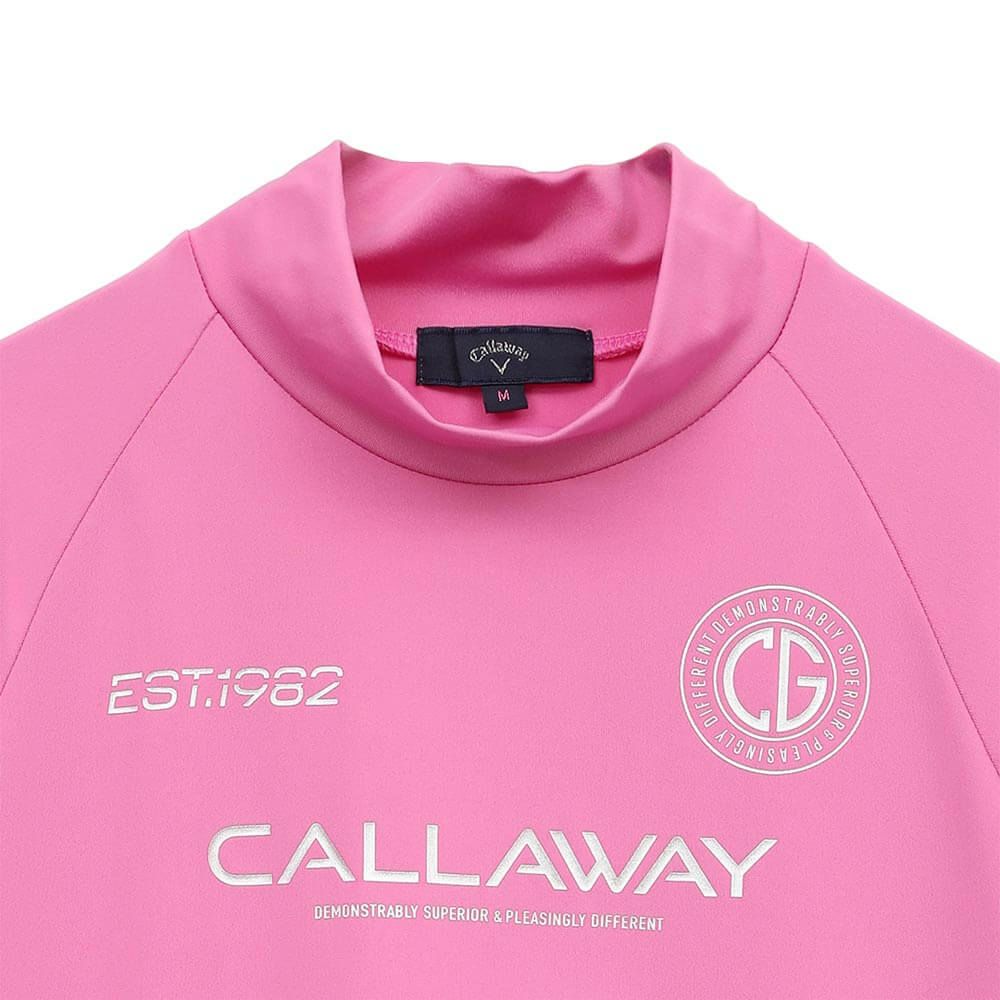 キャロウェイ Callaway　レディース 半袖 モックネックシャツ C25134202　2025年モデル 詳細1