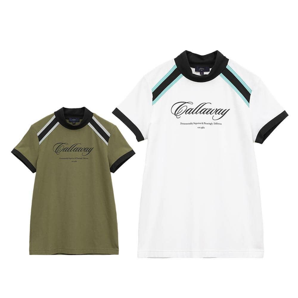 キャロウェイ Callaway　レディース 半袖 モックネックシャツ C25134203　2025年モデル 詳細1