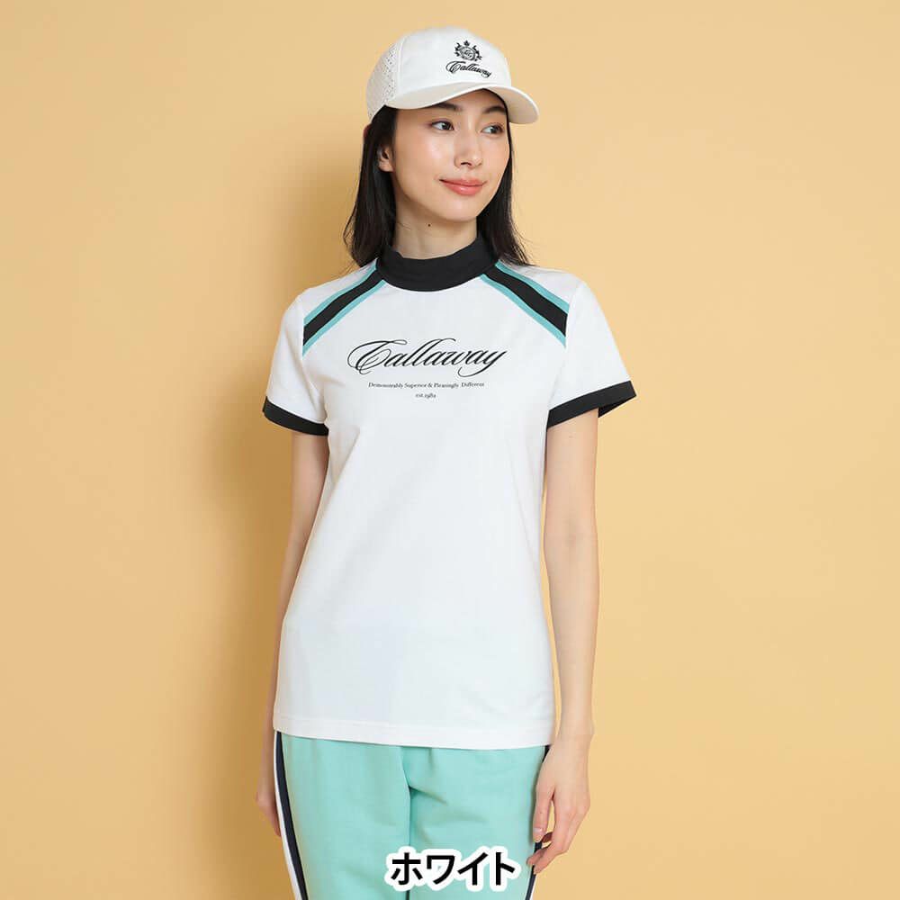 キャロウェイ Callaway　レディース 半袖 モックネックシャツ C25134203　2025年モデル 詳細1