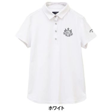 キャロウェイ Callaway　レディース ストライプ 半袖 ポロシャツ C25134205　2025年モデル 詳細1