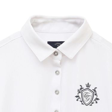 キャロウェイ Callaway　レディース ストライプ 半袖 ポロシャツ C25134205　2025年モデル 詳細1