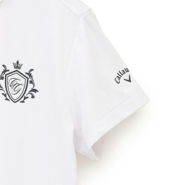 キャロウェイ Callaway　レディース ストライプ 半袖 ポロシャツ C25134205　2025年モデル 詳細1