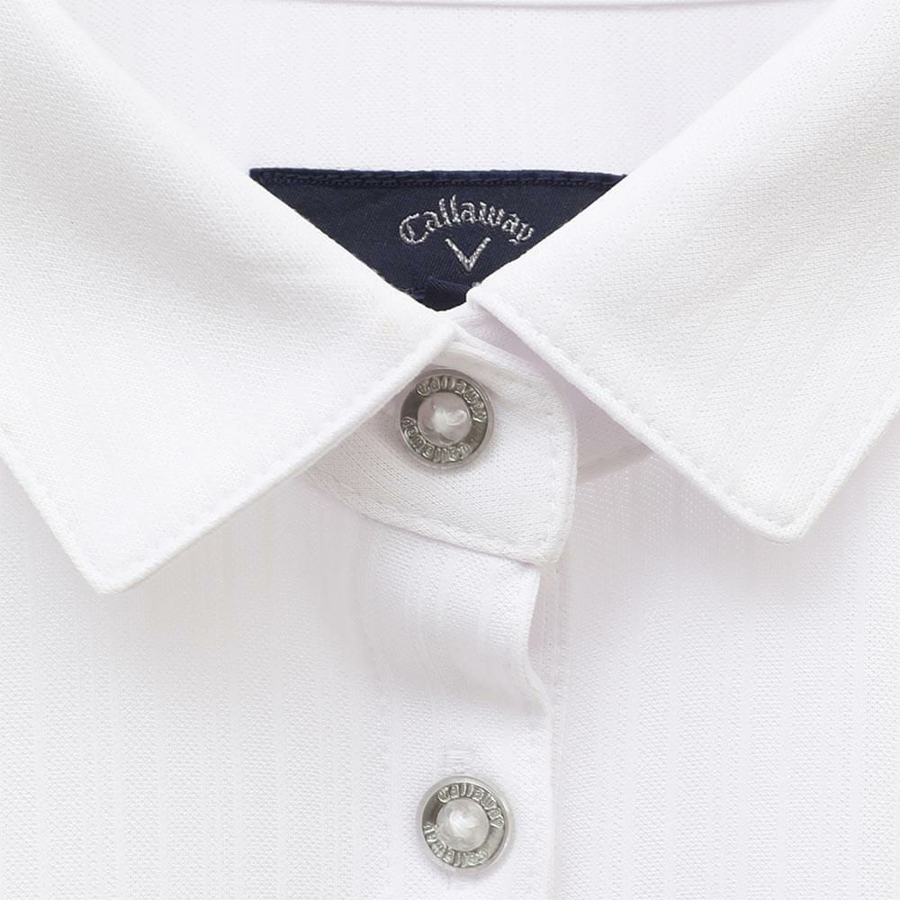 キャロウェイ Callaway　レディース ストライプ 半袖 ポロシャツ C25134205　2025年モデル 詳細1