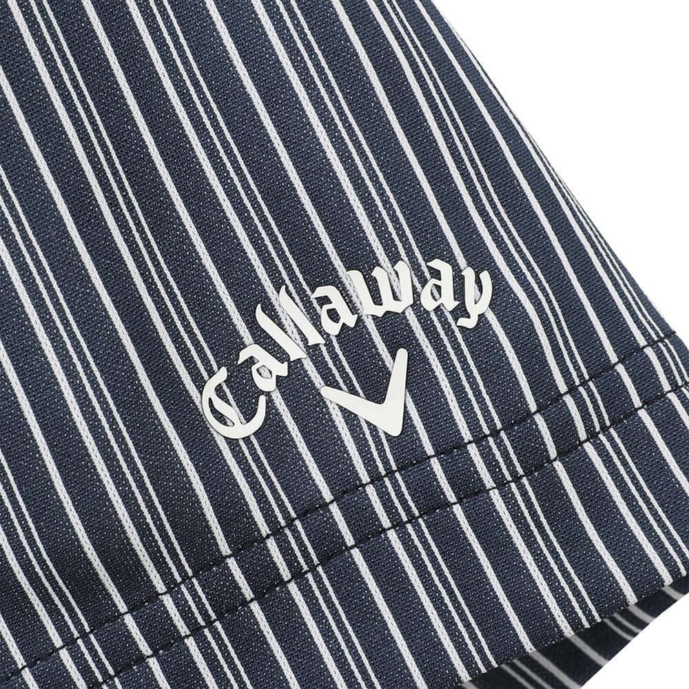 キャロウェイ Callaway　レディース ストライプ 半袖 ポロシャツ C25134205　2025年モデル 詳細1
