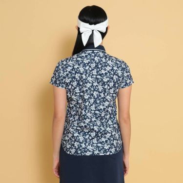 キャロウェイ Callaway　レディース フラワープリント 半袖 ポロシャツ C25134207　2025年モデル 詳細1