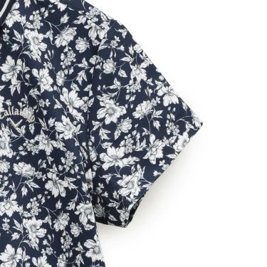 キャロウェイ Callaway　レディース フラワープリント 半袖 ポロシャツ C25134207　2025年モデル 詳細1