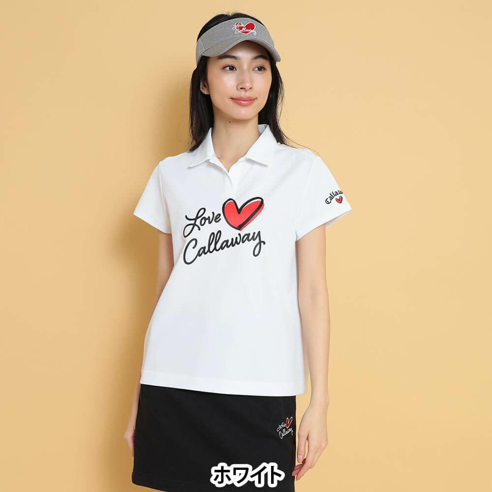 キャロウェイ Callaway　レディース LOVEキャロウェイ 半袖 シャツ C25134220　2025年モデル 詳細1