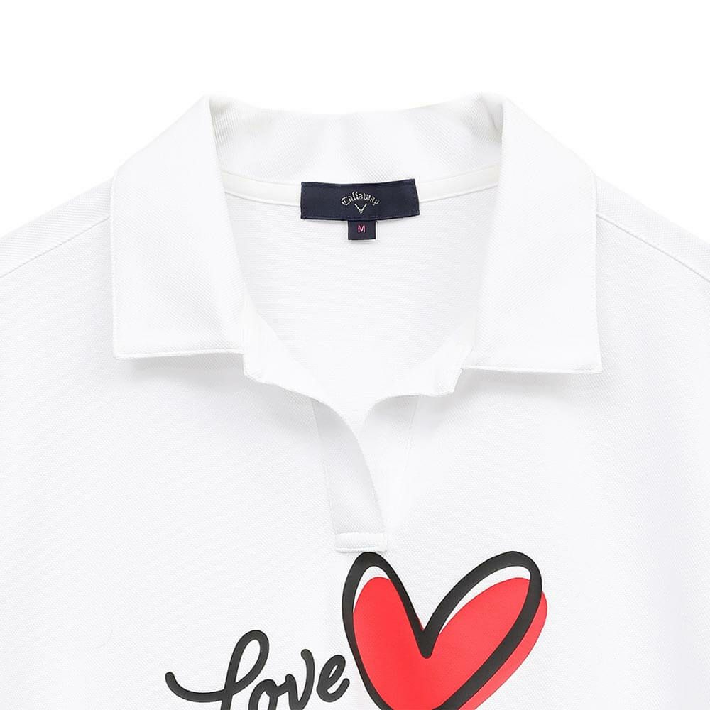 キャロウェイ Callaway　レディース LOVEキャロウェイ 半袖 シャツ C25134220　2025年モデル 詳細1