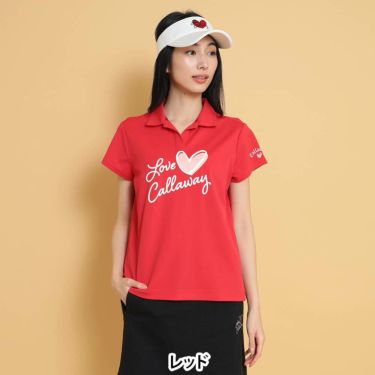 キャロウェイ Callaway　レディース LOVEキャロウェイ 半袖 シャツ C25134220　2025年モデル 詳細1