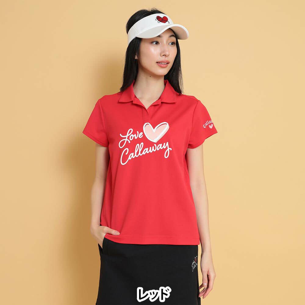 キャロウェイ Callaway　レディース LOVEキャロウェイ 半袖 シャツ C25134220　2025年モデル 詳細1