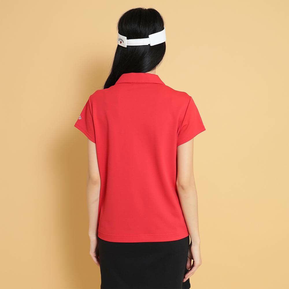 キャロウェイ Callaway　レディース LOVEキャロウェイ 半袖 シャツ C25134220　2025年モデル 詳細1