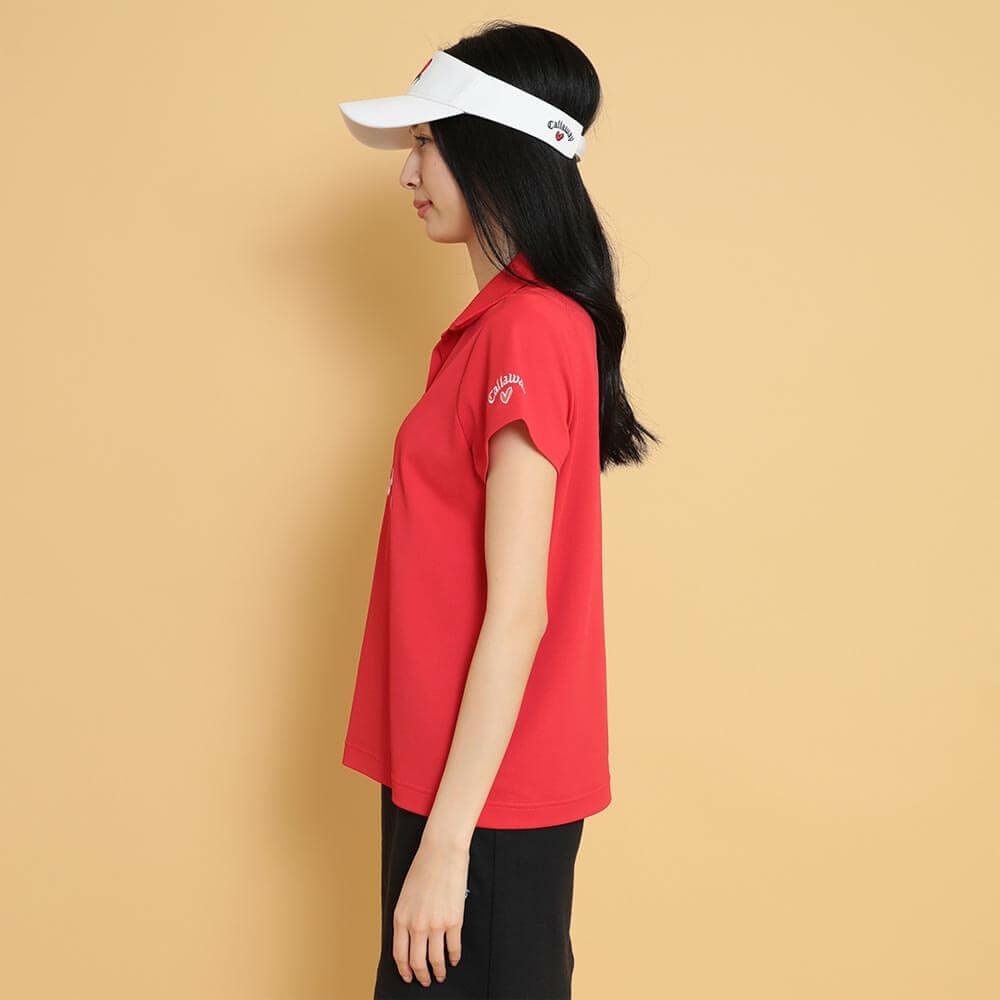 キャロウェイ Callaway　レディース LOVEキャロウェイ 半袖 シャツ C25134220　2025年モデル 詳細1