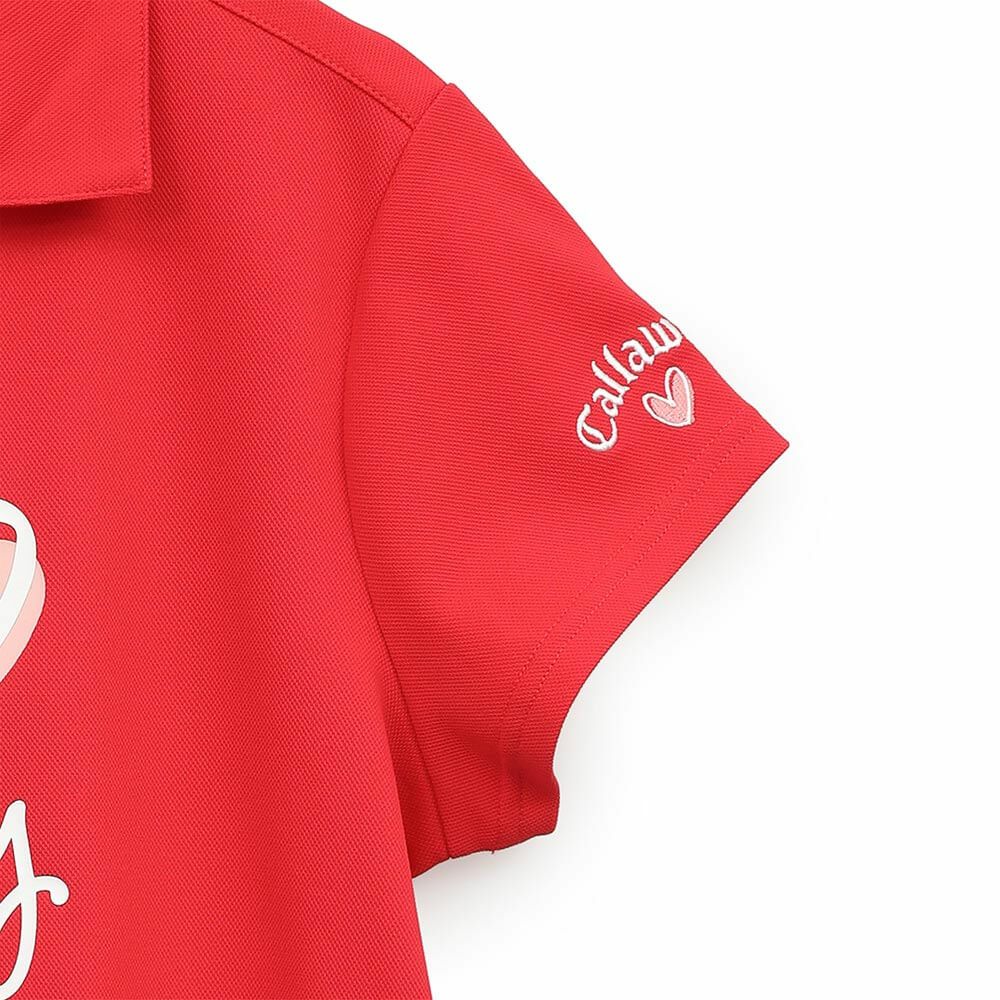キャロウェイ Callaway　レディース LOVEキャロウェイ 半袖 シャツ C25134220　2025年モデル 詳細1