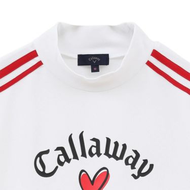 キャロウェイ Callaway　レディース LOVEキャロウェイ 半袖 モックネックシャツ C25134222　2025年モデル 詳細1