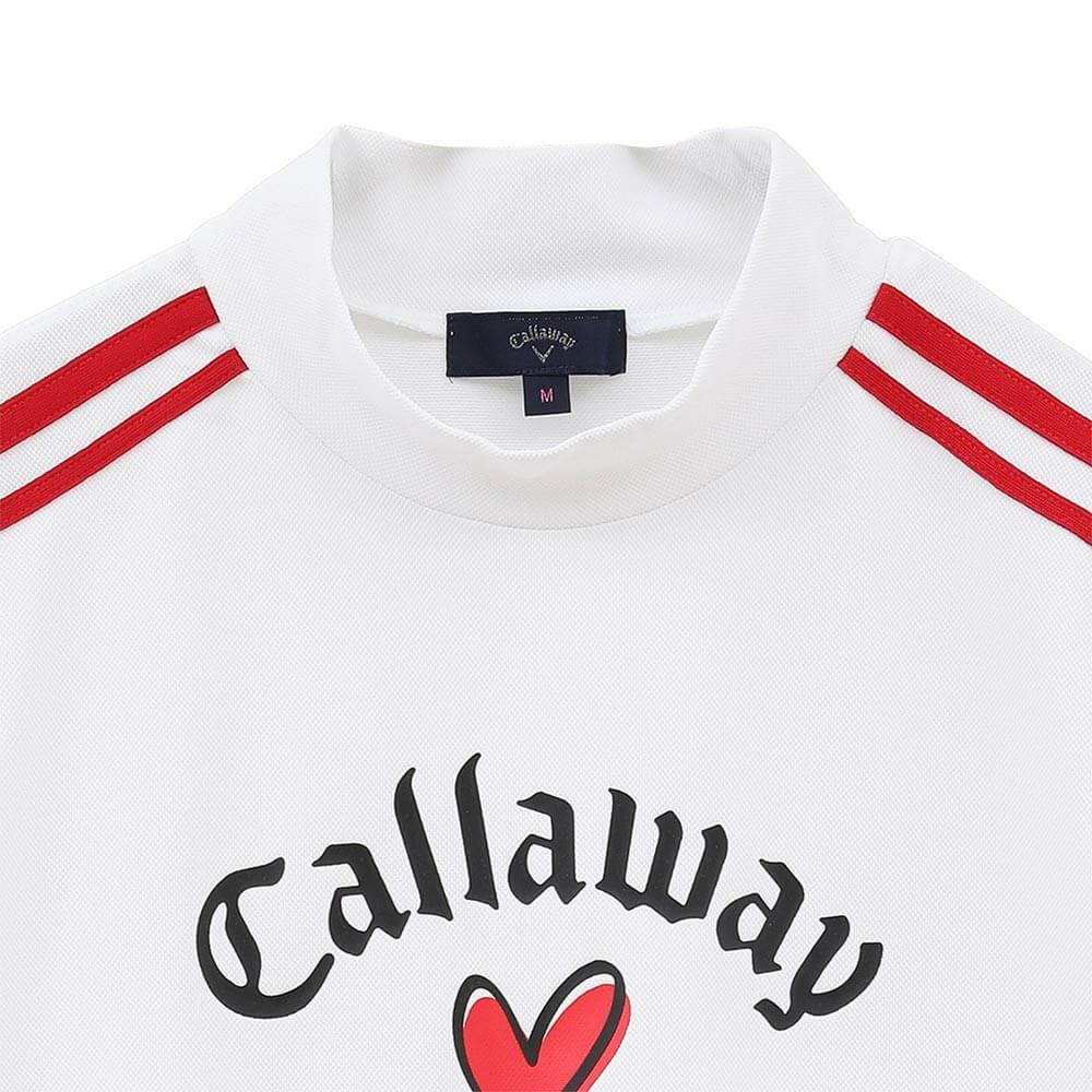 キャロウェイ Callaway　レディース LOVEキャロウェイ 半袖 モックネックシャツ C25134222　2025年モデル 詳細1
