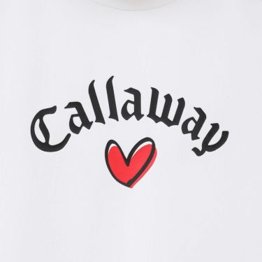キャロウェイ Callaway　レディース LOVEキャロウェイ 半袖 モックネックシャツ C25134222　2025年モデル 詳細1