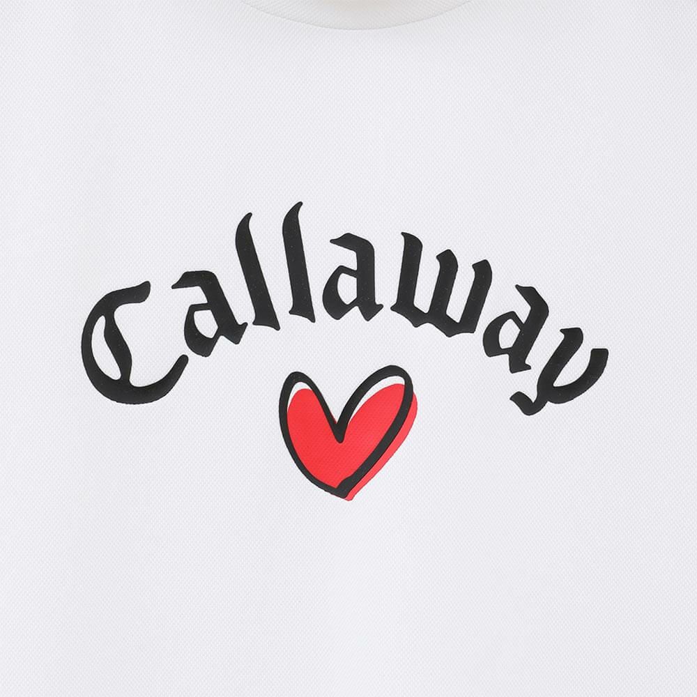 キャロウェイ Callaway　レディース LOVEキャロウェイ 半袖 モックネックシャツ C25134222　2025年モデル 詳細1