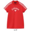 キャロウェイ Callaway　レディース LOVEキャロウェイ 半袖 モックネックシャツ C25134222　2025年モデル 詳細1