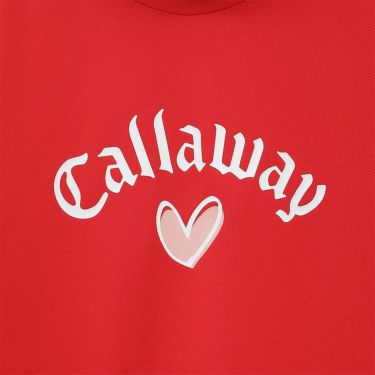 キャロウェイ Callaway　レディース LOVEキャロウェイ 半袖 モックネックシャツ C25134222　2025年モデル 詳細1