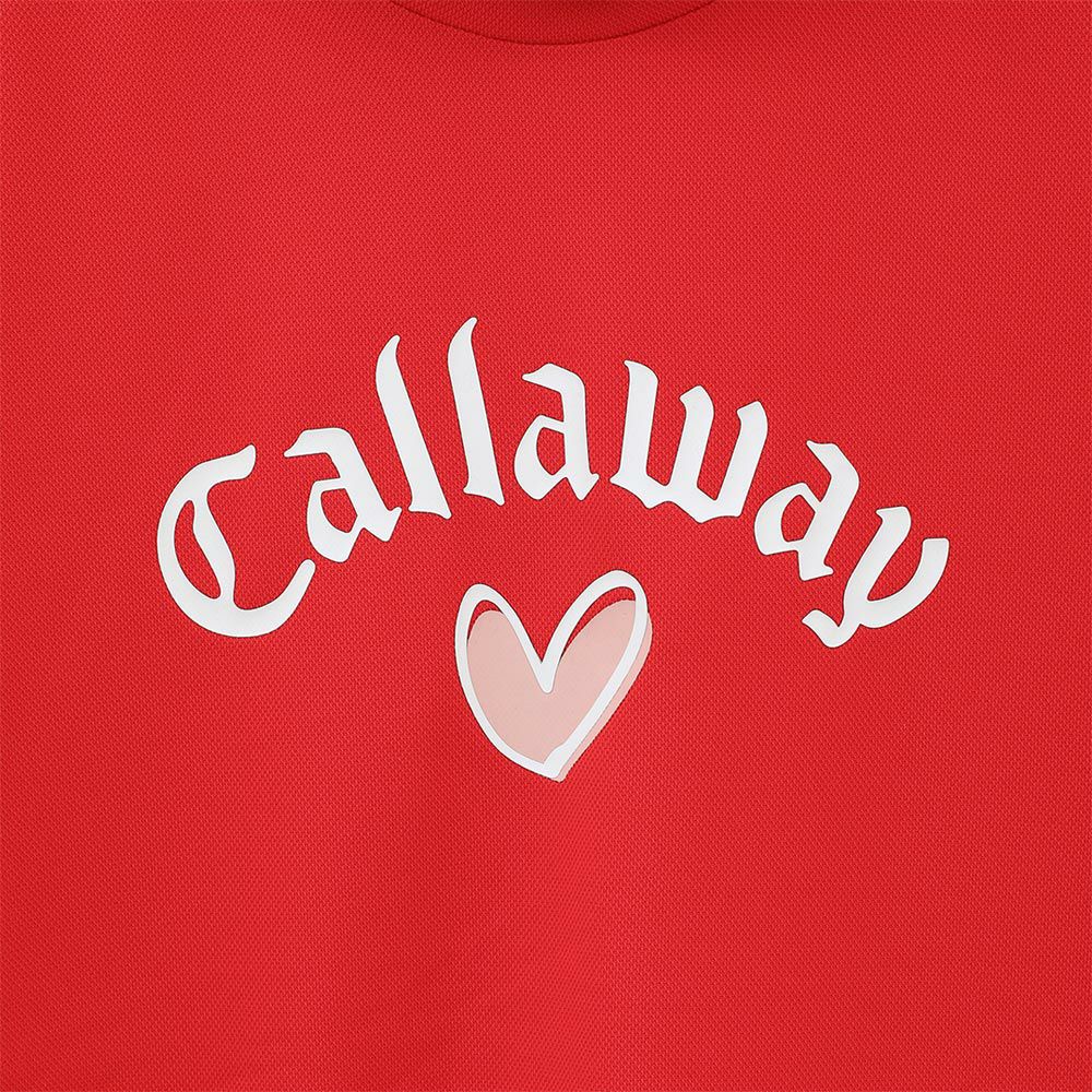 キャロウェイ Callaway　レディース LOVEキャロウェイ 半袖 モックネックシャツ C25134222　2025年モデル 詳細1