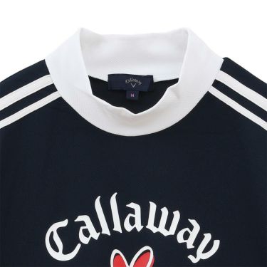 キャロウェイ Callaway　レディース LOVEキャロウェイ 半袖 モックネックシャツ C25134222　2025年モデル 詳細1