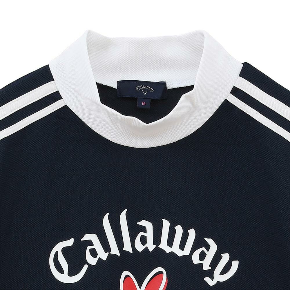 キャロウェイ Callaway　レディース LOVEキャロウェイ 半袖 モックネックシャツ C25134222　2025年モデル 詳細1