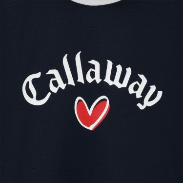 キャロウェイ Callaway　レディース LOVEキャロウェイ 半袖 モックネックシャツ C25134222　2025年モデル 詳細1