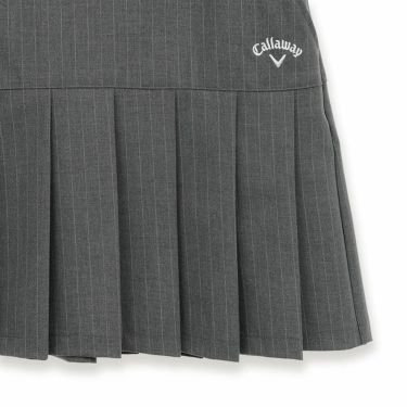 キャロウェイ Callaway　レディース ピンストライプ プリーツ スカート C25128204　2025年モデル 詳細1