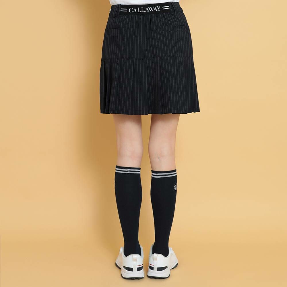 キャロウェイ Callaway　レディース ピンストライプ プリーツ スカート C25128204　2025年モデル 詳細1