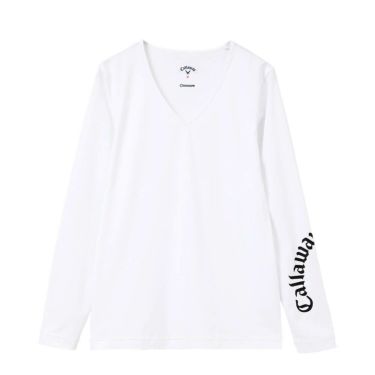 キャロウェイ Callaway　レディース クールコア 長袖 Vネック インナーシャツ C24932201　2025年モデル 詳細1