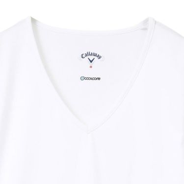 キャロウェイ Callaway　レディース クールコア 長袖 Vネック インナーシャツ C24932201　2025年モデル 詳細1