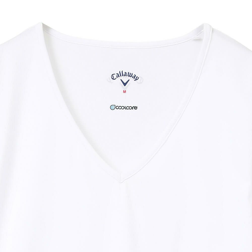キャロウェイ Callaway　レディース クールコア 長袖 Vネック インナーシャツ C24932201　2025年モデル 詳細1