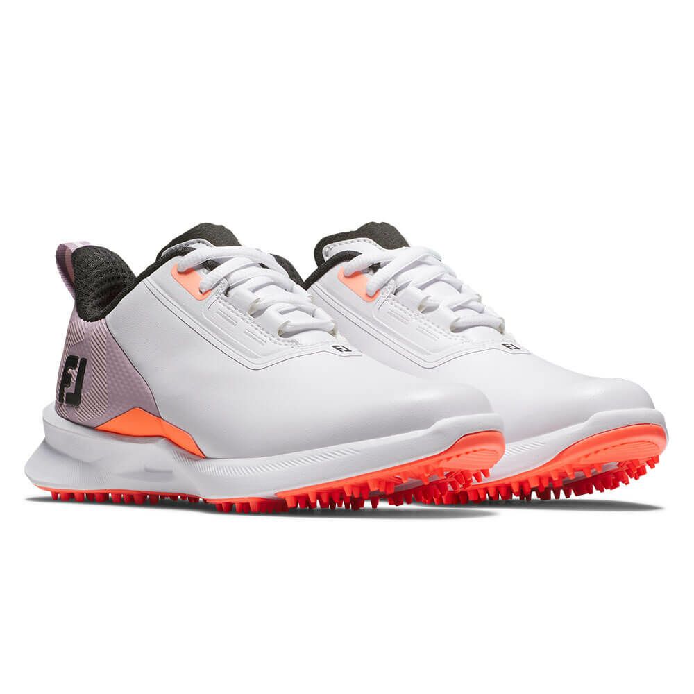 フットジョイ　フューエル レース ガールズ ジュニア スパイクレス ゴルフシューズ 45042 ホワイト/ピンク　2025年モデル ホワイト/ピンク（45042）