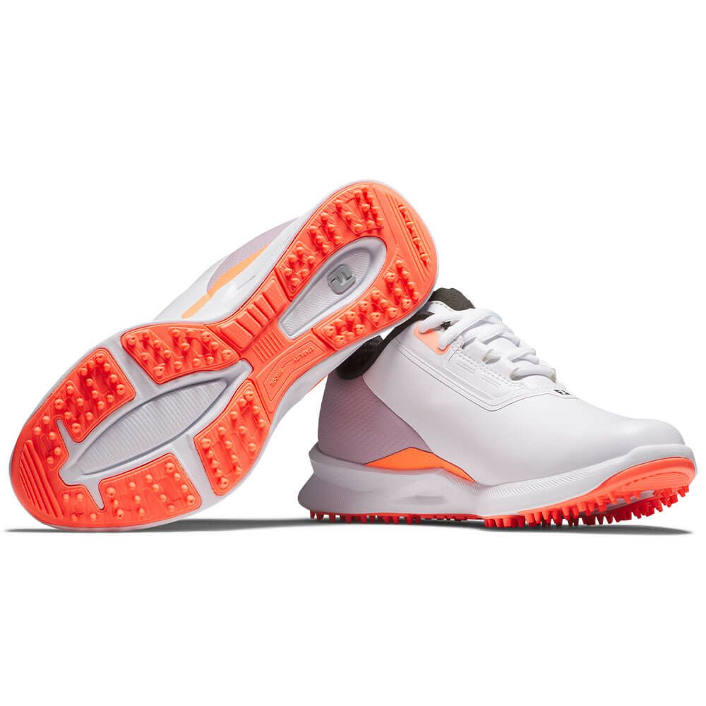 フットジョイ　フューエル レース ガールズ ジュニア スパイクレス ゴルフシューズ 45042 ホワイト/ピンク　2025年モデル ホワイト/ピンク（45042）