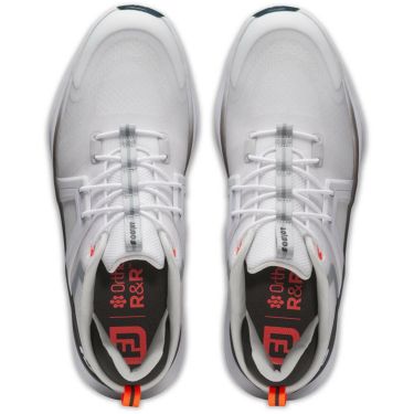 フットジョイ　ハイパーフレックス レース 2025年モデル メンズ ゴルフシューズ 55469 ホワイト/ブラック ホワイト/ブラック（55469）